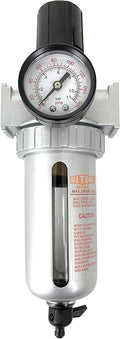 3/8" NPT Mid Flow Compressed Air In Line Filter Regulator Combo Piggyback by AllToolDepot