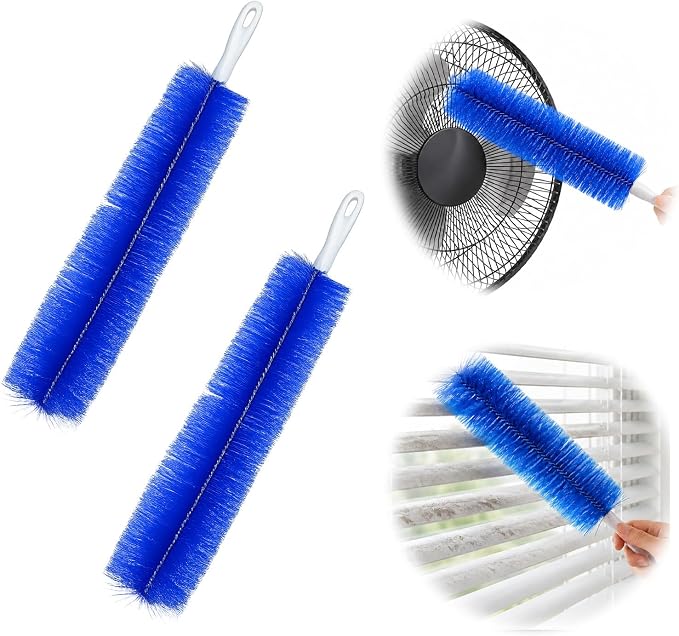 Bendable Microfiber Head, 2026 New Fan Cleaning Brush Reusable Dust Remover by Unknown