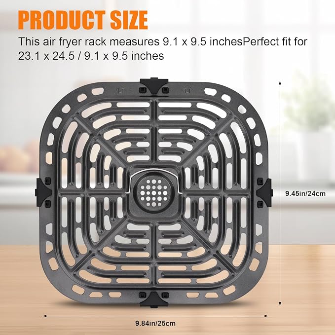 Air Fryer Replacement Tray for Instant Pot Vortex 6 in 1 6 QT Gourmia GAF685 - Image 2
