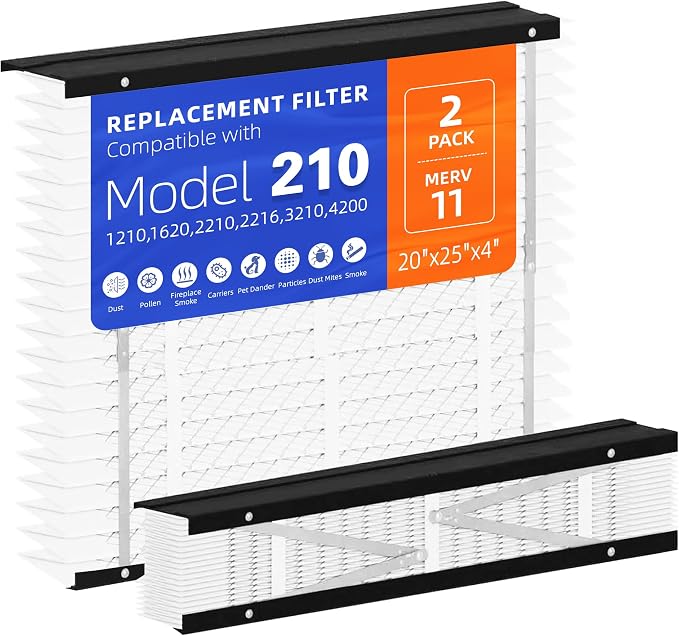 2 Pack 210 Replacement Filter, Compatible by VOYARTOOLS