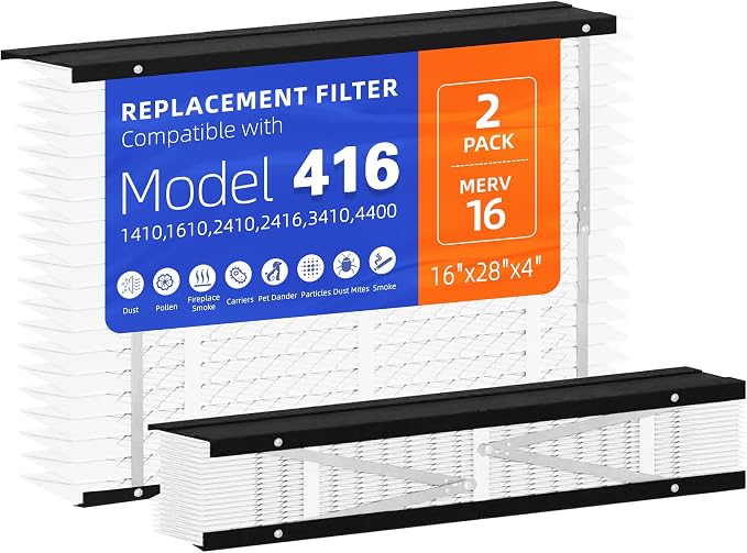 2 Pack 416 Replacement Filter, Compatible by VOYARTOOLS