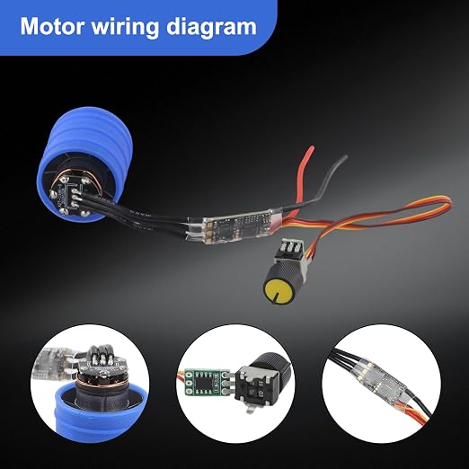 12V for MINI DC Brushless Motor High Motor 130000 RPM Turbo Blower 110000 RPM - Image 4