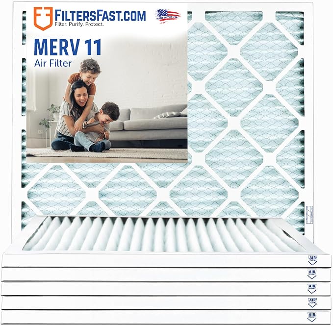 Filters Fast 16x18x1 Air Filter MERV 11, Made in the USA, Actual Size: by FiltersFast