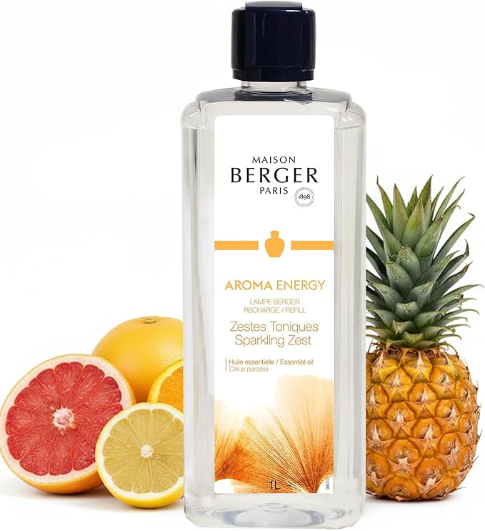 MAISON BERGER Lampe Berger Refill, 1 L, Sparkling Zest | Catalytic Lamp by MAISONBERGER