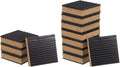 uxcell 12pcs Ribbed Anti-Vibration Isolation Rubber Pads 3" Length x 7/8" Thick by uxcell