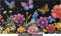 Watercolor Flowers Butterfly Countryside Plant Indoor TV Cover, Elastic TV by Unknown