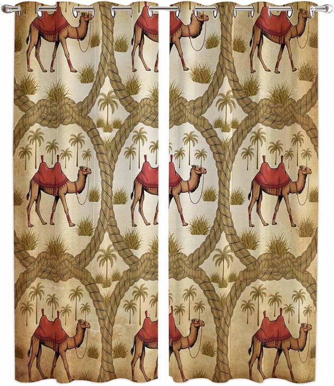 2 Panel Kitchen Cafe Curtains, Window Decor Tier Curtains by Hokiten