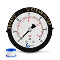 Water Pressure Gauge for Swimming Pool Filter, 60psi Plumbing Clean Filter by CARBOUSA