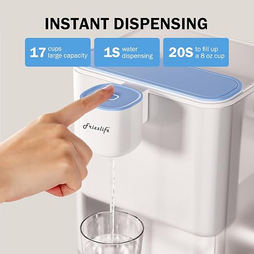 Frizzlife 400-Gallon Dual Filtration Electric Water Filter Dispenser - Image 7
