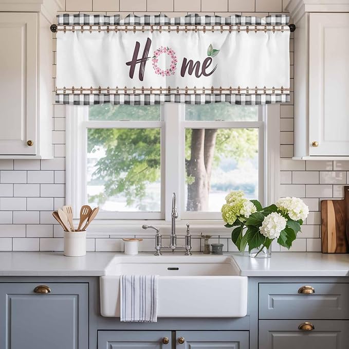 Spring Flowers Curtain Valances - Image 2