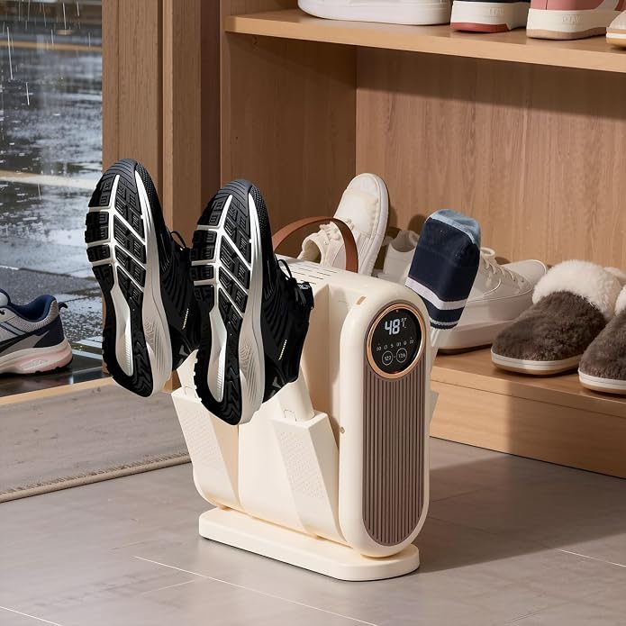 EXELIQ Shoe Dryer with Deodorizer and Warmer Quiet Portable Design - Image 3