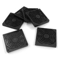 6 Pcs Black Cooling Fan Filter 80 mm Square Plastic Case Fan Filter Cover PC by Unlorspy