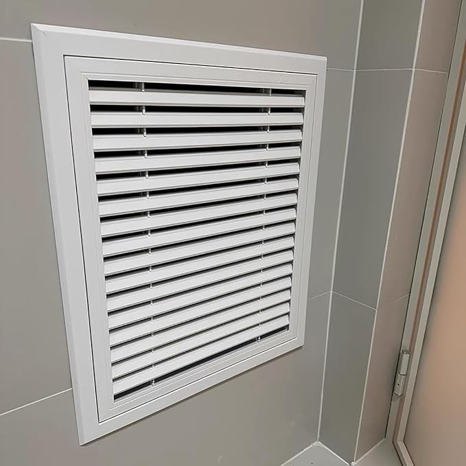 Air Vent Cover for Wall or Ceiling, Two-Way Ventilation Register, Aluminium by Unknown