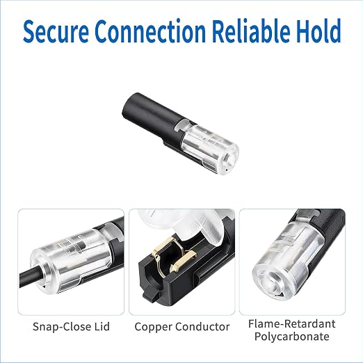 Single Wire Plug-in Connector, 20 Pack, 16-18 AWG, - Image 5