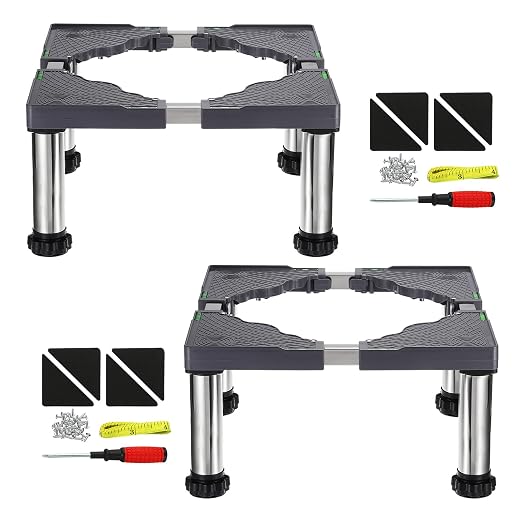 PATIKIL Mini Fridge Stand, 4 Strong Feet Laundry Stand Base Multi-Functional by PATIKIL