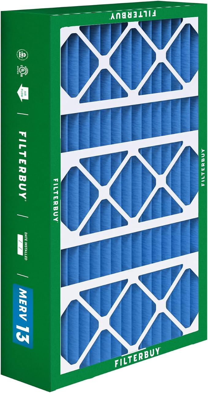 Filterbuy 15.75x27.63x3.50 Air Filter MERV 13 Optimal Smoke & Allergy Defense - Image 8