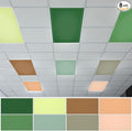 QOUBAI 8PCS Fluorescent Light Covers, 4 x 2 Feet Magnetic Light Cover by QOUBAI