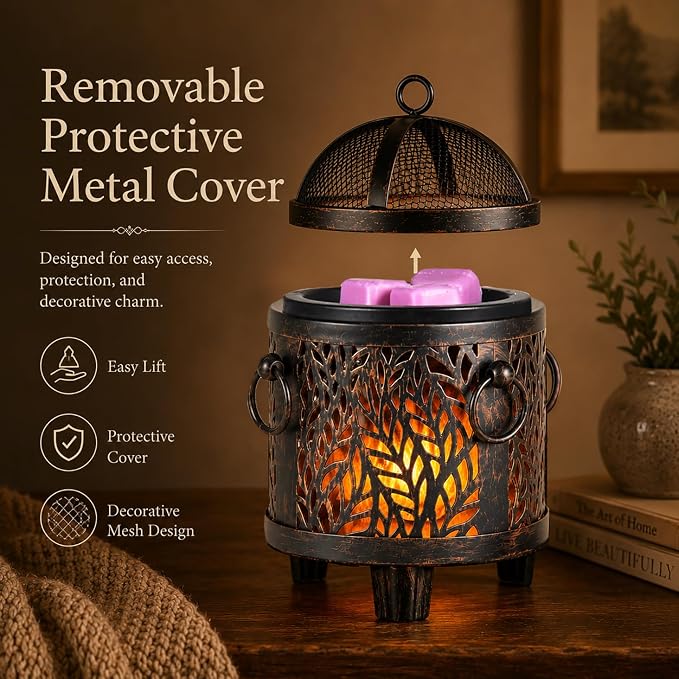 Dicimi Electric Wax Melt Warmer, 3-in-1 Flameless Candle Wax Warmer - Image 3