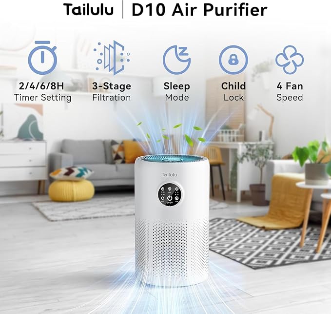 Air Purifiers for Home up to 2200 Ft² Large Room, H14 Hepa Air Purifier - Image 7
