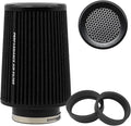 4 inch Cone Intake Filter for Engine Cold Air Inlet 76mm 89mm 101mm Performance by RIAYOOE