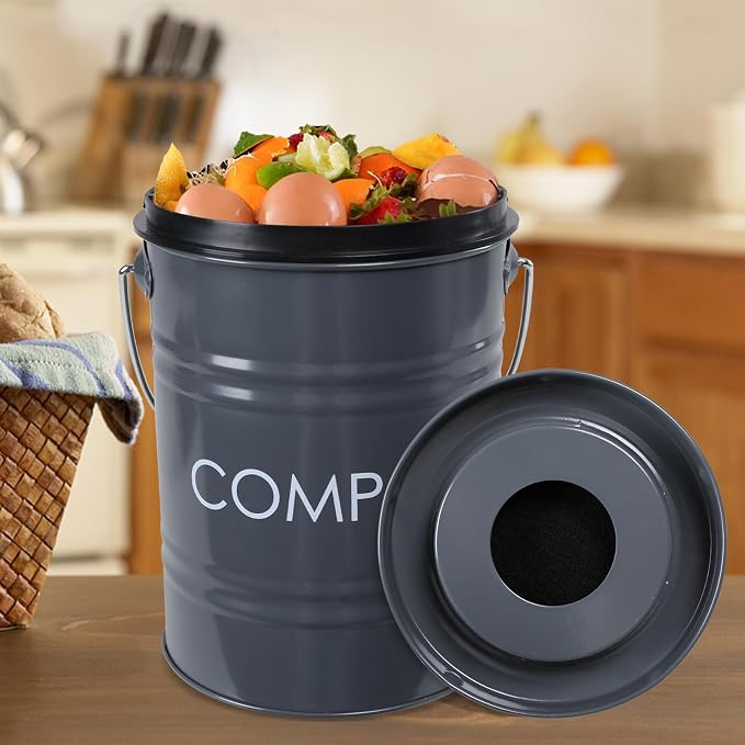 Vipush Compost Bin Kitchen Countertop Composter - Image 7