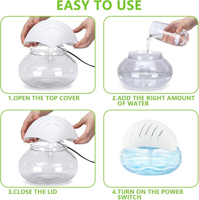 Water Filter Air Washer for Home and Office, Air Cleaner Water Air Purifier - Image 7