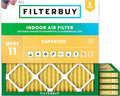 Filterbuy 23.5x23.5x1 Air Filter MERV 11 Superior Pet & Allergy Defense by Filterbuy
