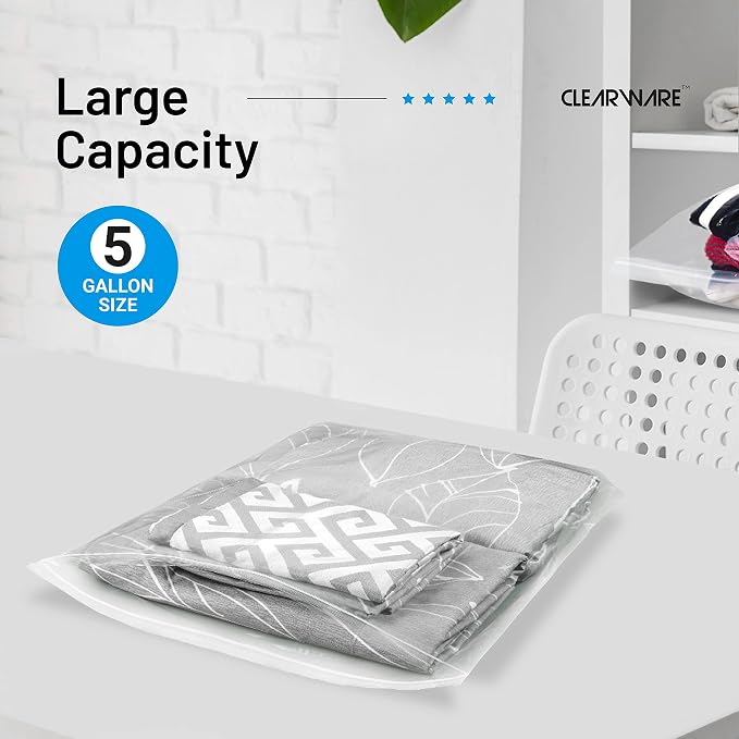 25 Large Storage Bags With Zipper Top - Image 7