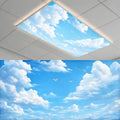 Fluorescent Light Covers-2 Pack 4 x 2 Feet Magnetic Ceiling Light Cover Room by BSFHH