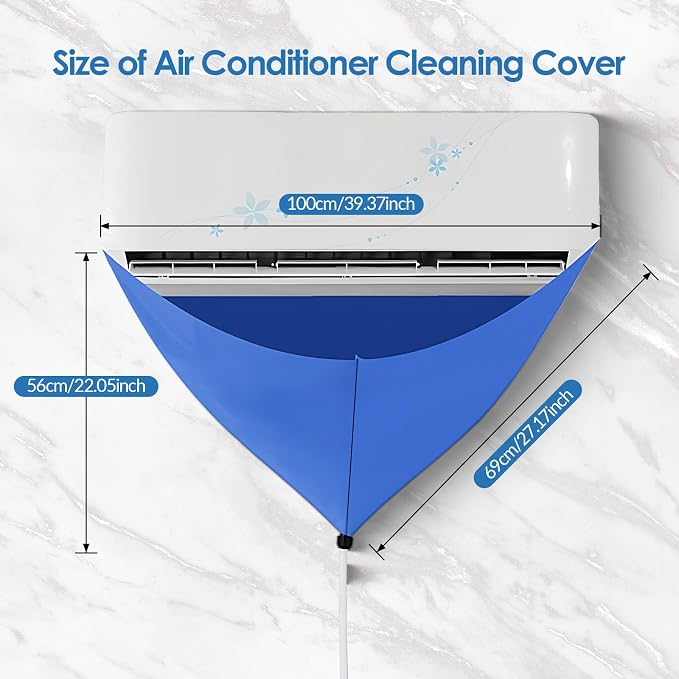 Fenteer Air Conditioner Washing Bag, Waterproof Split AC Cleaning Cover - Image 3