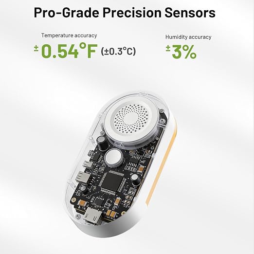 MOCREO WiFi Thermometer Hygrometer, 2000ft Long Range Temperature Humidity - Image 8
