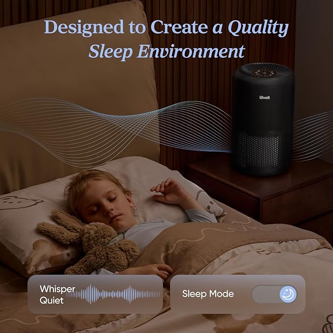 LEVOIT Air Purifier for Home Allergies Pets in Bedroom, Covers Up to 1073 ft² - Image 7