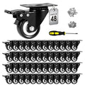 2" Caster Wheels Set of 48, Heavy Duty by ASHGOOB