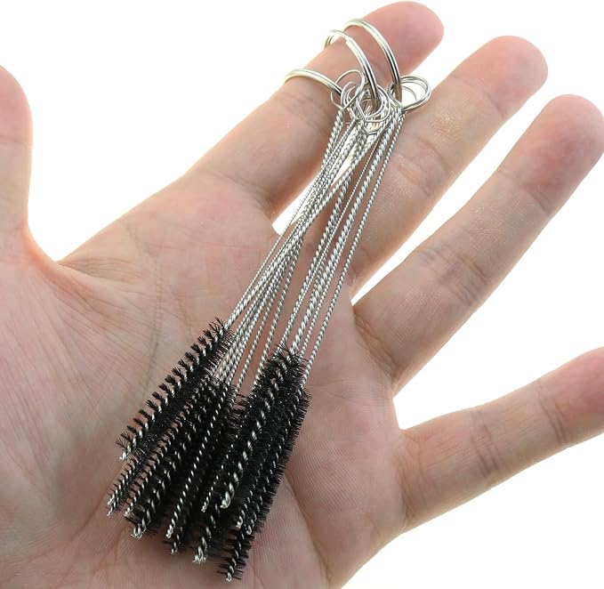 MEETOOT 15-Piece 4-Inch Nylon Tube Brush Set, Straw Cleaning Brush, Carburetor - Image 5