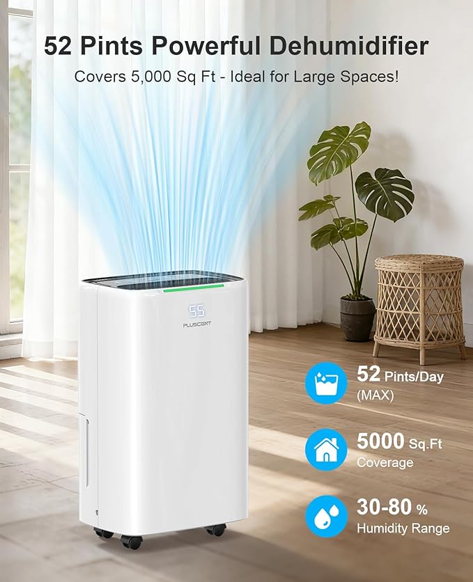 PLUSCENT 5000 Sq.Ft Dehumidifiers - Image 3
