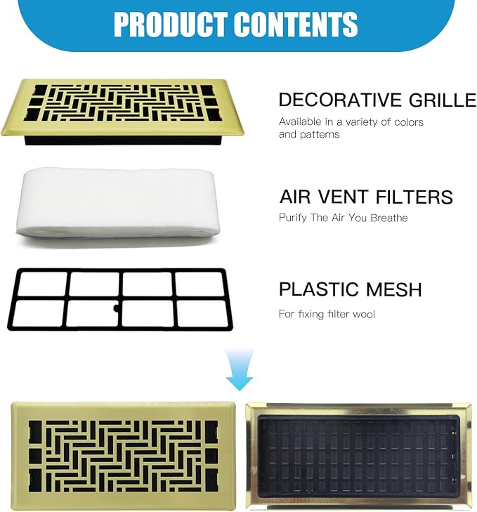 4x10 Inch Heavy Duty Walkable Steel Floor Register - Image 7
