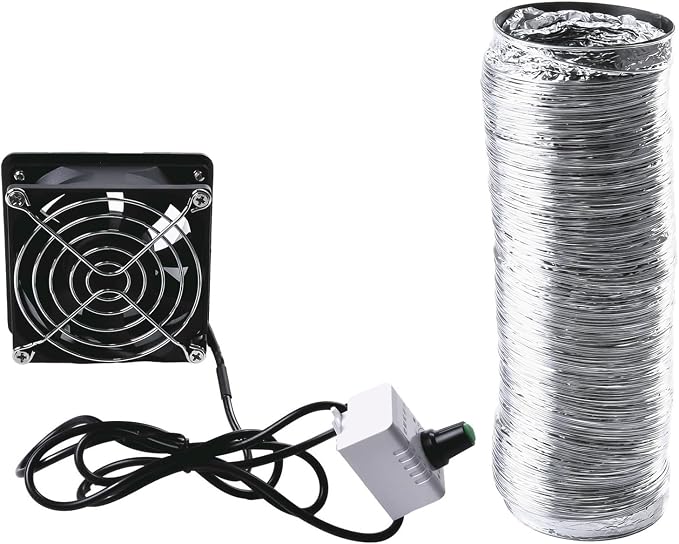 Smoke Absorber Fume Extractor Fan USB Adjustable Solder Pipe Duct Exhuast Fan by Unknown