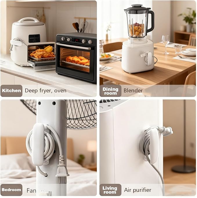 Cord Organizer for Kitchen Appliances, Cord Wrap Cord Holder Cable Organiser - Image 8
