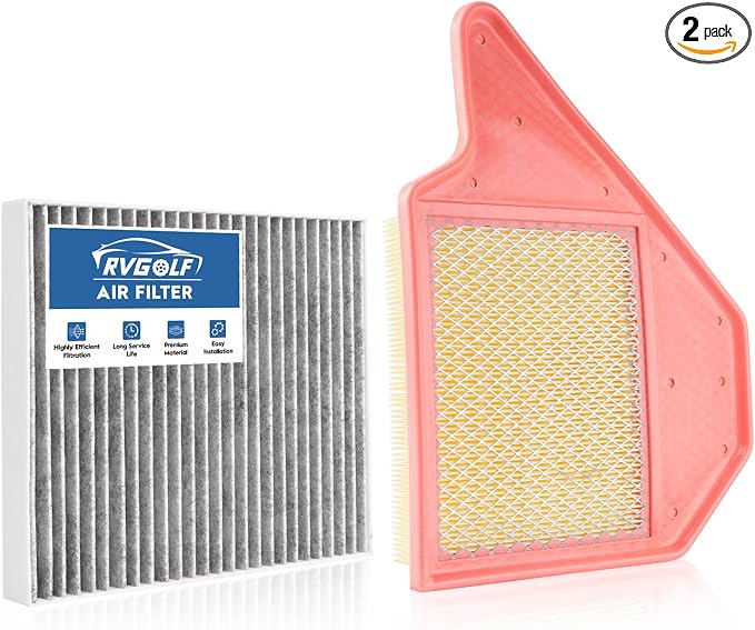 Engine+Cabin Air Filter Set for 2011-2016 Town & Country, 2011-2020 Grand by RVgolf
