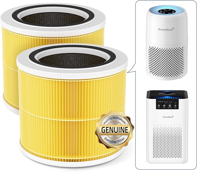 AromaRoom Pet HEPA H13 Air Purifier Filter Replacement, Compatible by AromaRoom