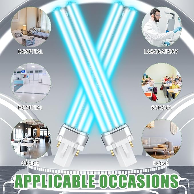 UV UV-C Light Bulbs 9W G23 Base Replacement Bulb - Image 6
