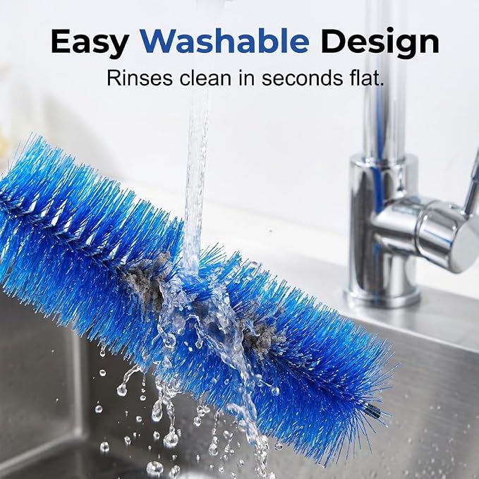 Upgrade Fan Cleaning Brush, Bendable Microfiber Duster Head, Reusable Dust - Image 4