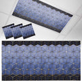 2x4 ft Fluorescent Light Cover for Ceiling Abstract Blue Black Gradient by Unknown