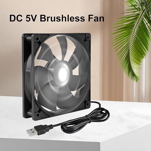 4Pcs DC 5V 12025 Cooling Fan Ball Bearings Brushless 120x120x25mm USB Computer - Image 5