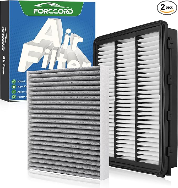 Cabin&Engine Air Filter Fit for TUCSON, SPORTAGE Cabin Filter Engine Air Filter by Forccord