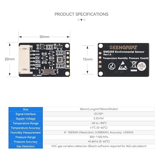 BME688 Environmental Sensor, AI-Enhanced | Monitors Temperature, Pressure & Gas - Image 6