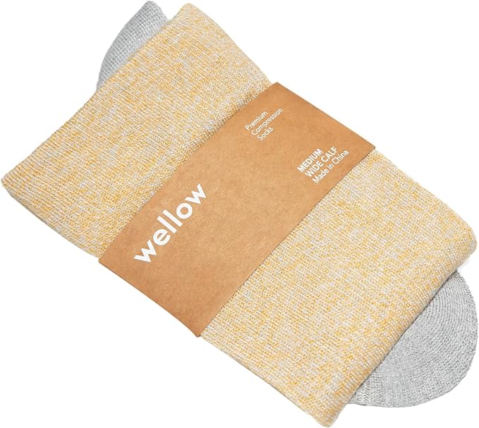 Wellow Wide Calf Compression Socks by WellowCompressionSocks