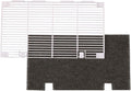 Air Vent Grille with Air Filter Pad Assembly by Unknown
