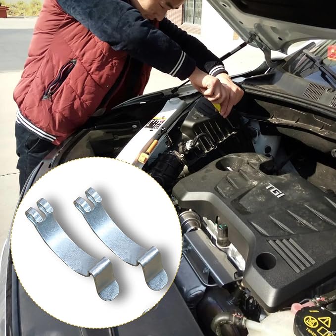 4Pcs Car Air Filter Clips, Metal Carbon Steel Air Cleaner Cover Clip Housing - Image 7