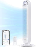 DREO Tower Fan for Bedroom, 2026 Upgraded DC Motor, 28ft/s Smart Standing Fans by Unknown